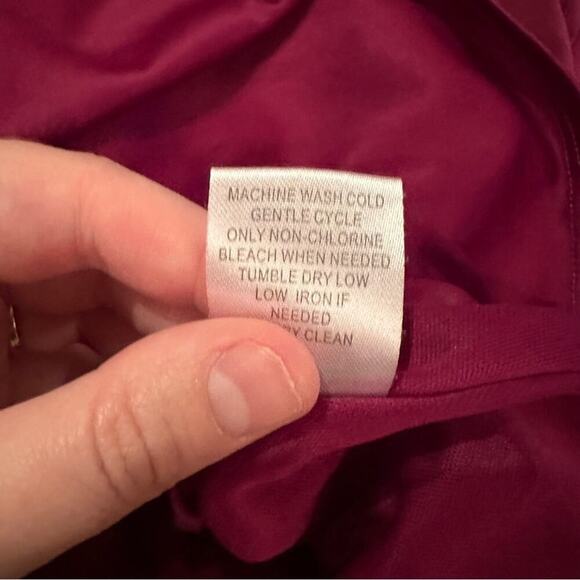 RTR Rosie Pope Luisa Dark Pink Off The Shoulder Mini Maternity Dress Sz‎ S - Picture 8 of 10